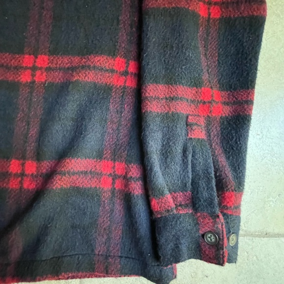 ASOS Checked Flannel Navy & Red, Mens Medium - Picture 3 of 3